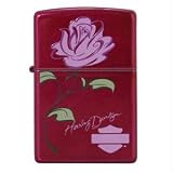 Zippo Harley Davidson Rose Zippo Lighter �ϡ��졼���ӥåɥ��� ���å� 24166
