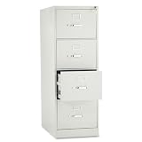 HON 314CPQ 310 Series 26-1/2-Inch 4-Drawer Full-Suspension Legal File, Light Gray