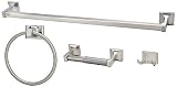Satin Nickel 4pc. Set Sunset Series Bath Hardware Set