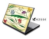 Laptop Notebook Skins Cover H2556 Vines & Flowers (Brand New with 2 FREE touch pad decals)