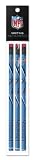 Tennessee Titans 3 Pack Wood Pencil in Clear Bag with Header - NFL (12005-QUK)