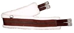 36" Fleece English Girth w/ Double Elastic Ends