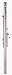 Collegiate Upright Post for the Collegiate Volleyball Court System from Gared - One Upright