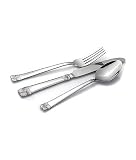 LOVE KNOT FLATWARE SET - LOVE KNOT 45 PIECE FLATWARE SET