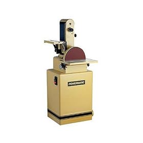 Powermatic 1791292K Model 31A 6-Inch 12-Inch 2 Horsepower Belt Disc Sander, 230 460-Volt 3 Phase by Powermatic