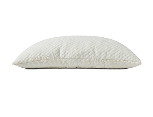 Brentwood Home Aliso Feathered Gel Memory Foam Pillow with Bamboo Cover, Made in California, Body Size
