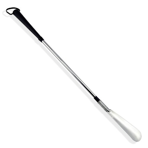 Arm-Extender X-Long Chrome Metal Shoe Horn - 24