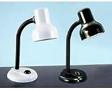 Catalina Lighting W1300BLK Gooseneck Desk Lamp with Metal Shade, 16 High, Black