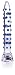 Don Wand Nubby LED Glass Pleasure Wand, Blue