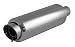 Netami NT-0315 Omega/Black Chrome Tunable Muffler W/Slant Tip
