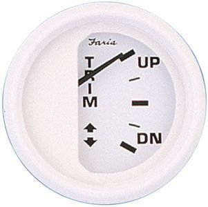 Faria Instruments 13122 DRESS WHITE TRIM GAUGE FOR DRESS WHITE SERIES