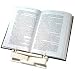 Book Butler Book Stand The Book Butler is an easy reader book stand that makes it easier for people with arthritis or other conditions to hold books and to turn pages. The Book Butler book stand will handle any and all paperback books - even the very thick ones with 1,000 or more pages! It will accommodate almost any hard cover book you may wish to read, including very large books, all at a comfortable angle. The Book Butler book holder is made of high-impact polystyrene that holds pages in place for reading while spring-loaded arms hold pages flat. The secret...the independently operated spring-fastened posts which hold a book wide open for comfortable reading - and yet enables you to turn the pages easily. It does not matter whether you are starting the book, at the end of the book or in the middle of the book. You always have the correct spring pressure on both sides of the book. Book Butler Book Stand Features: Two spring-loaded arms hold pages flat Holds books 1,000 pages or more Lightweight Accommodates paperbacks, hardcover books, magazines and newspapers Book Butler Book Stand Specifications: Dimensions: 7" x 9" Related Searches: bookholder, book holder