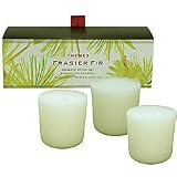 Thymes Frasier Fir Votive Candle Set (60g / 2oz x3 )