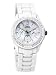GUESS&reg; #G12543L Women's WaterPro White Rock Candy Multi-Function Watch