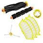 iRobot Roomba R3 500 series replacement brush kit (inc. Bristle brush,beater brush, side brush with screw and brush cleaning tool - For Black Cleaning Head)