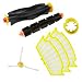 iRobot Roomba R3 500 series replacement brush kit (inc. Bristle brush,beater brush, side brush with screw and brush cleaning tool - For Black Cleaning Head)