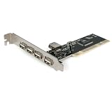 4 Port PCI High Speed USB 2.0 Adapter Card