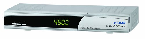 Comag SL 50 1/CI Digitaler Satelliten-Receiver (PVR-Ready, CI, HDMI, S-Video-Anschluß, USB 2.0) silber