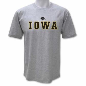 Buy Iowa Hawkeyes Licensed Embroidered Logo T-Shirt by Colosseum Athletics
