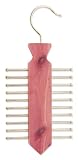 Cedar Necktie Ladder Tie Rack by Ties.com Accessories - Brown Wooden
