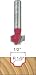 Freud 39-202 1/2-Inch Diameter Ovolo Groove Router Bit with 1/4-Inch Shank