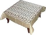 ShalinCraft Linen Tablecloth in Tissue Silk Handmade Home Decor from India 44 x 44