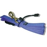Cetacea Large Adjustable Leash with Quick Release Handle Brown step 1 Pattern (brown step 1 pattern - 1'', 6 foot long)