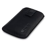 Sony Xperia SP Case Black Genuine Leather Shocksock Pocket Sleeve Pouch from The Keep Talking Shop Sony Xperia SP Accessories
