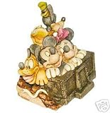 DISNEY HARMONY KINGDOM HOLLYWOOD TOWER HOTEL FIGURINE