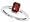 1.00ct Emerald Cut Garnet Ring in 14Kt White Gold-5