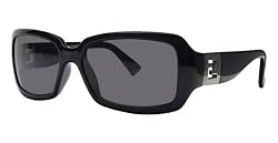 FENDI FS451 001 BLACK PLASTIC SUNGLASSES