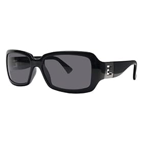 FENDI FS451 001 BLACK PLASTIC SUNGLASSES