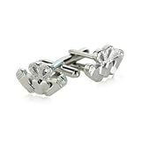 Silver Irish Claddagh Cufflinks