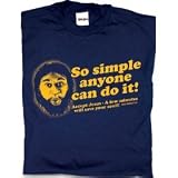 Christian T-shirt So Easy A Caveman Can Do It