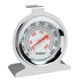 Kitchen & Housewares : Polder 550 Oven Thermometer, Stainless Steel