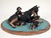 Doberman Figurine - Mom and Pups