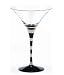 Set of 4 Striped Martini Glasses by Trudeau