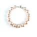 AugustinaJewelry Single Strand 7-7.5 Inch 12MM Pink Shell Pearl Bracelet