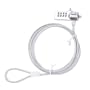 Notebook Computer Keyless 4 Digit Combination Lock and Steel Security Cable f...
