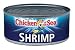 MEDIUM DEVEINED SHRIMP, 12 pack of 4 oz cans