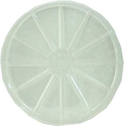 Clear Vinyl Saucer (VS14-14") 25 each