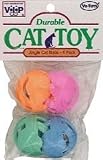 Vo Jingle Cat Balls W/Bell 4Pk