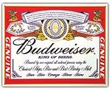 Desperate Enterprises Budweiser-Can Label Collectible Metal Sign