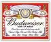 Desperate Enterprises Budweiser-Can Label Collectible Metal Sign