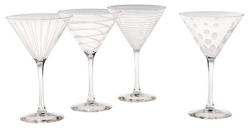 Mikasa Cheers Martini Glasses, Set of 4
