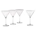 Mikasa Cheers Martini Glasses, Set of 4