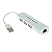 Rts™ Premium Quality USB RJ45 10/100Mbps Ethernet Network LAN Adapter Card with USB 3-Ports Hub - 2 Year Warranty with Rts (Radhey Techno Services) RS.498.00