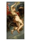 The Abduction of Ganymede, circa 1636 Art Giclee Poster Print by Peter Paul Rubens, 18x24