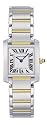 Cartier Women's Tank Francaise Stainless Steel and 18K Gold Watch #W51007Q4