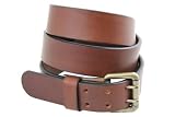 Orion Leather Medium Brown Bridle Leather Belt With Double Hole